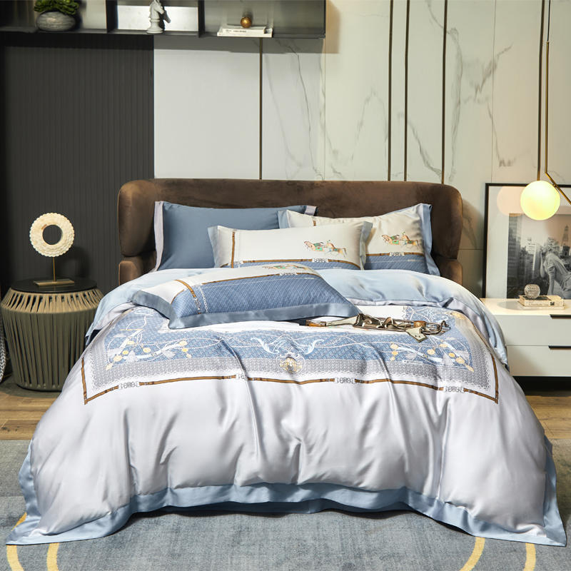 Tencel Four-piece Large Version Series Focus On High-end Bedding