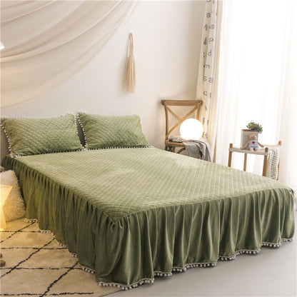 Korean mink velvet warm bedding