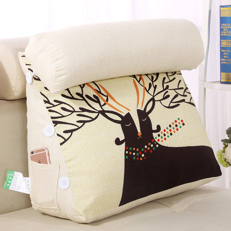 Coussin de protection du cou sur le lit amovible et lavable