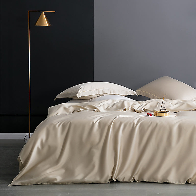 High-grade 80 double-sided solid color Tencel duvet cover