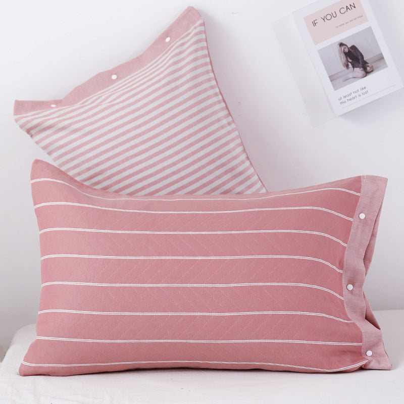 Three-layer Gauze Cotton Pillowcase European Style