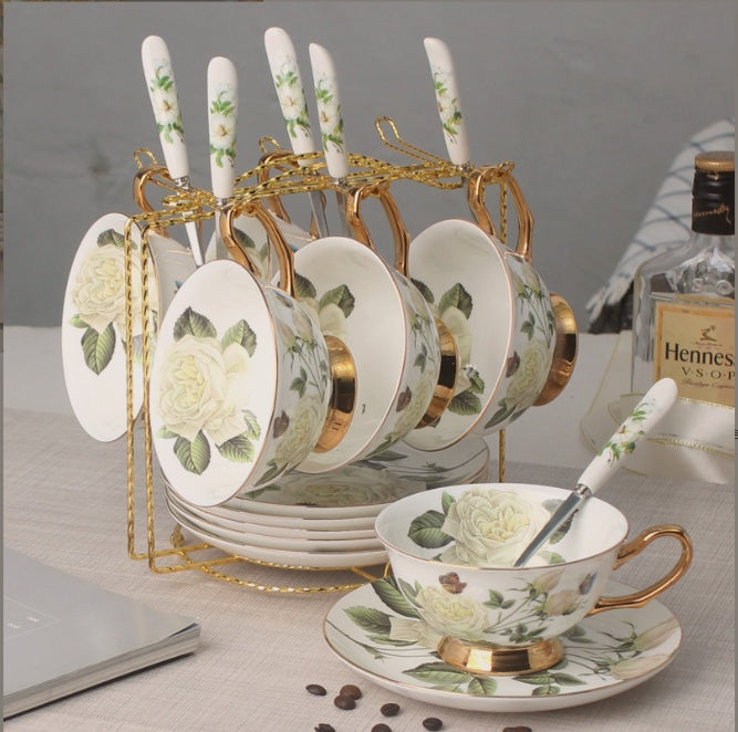 European Style Ceramic Cup Coffee Set