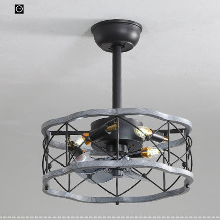 Idyllic American Fan Lamp Nordic Minimalist Dining Room