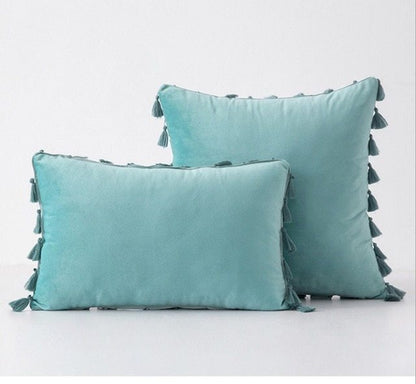 Velvet sofa pillowcase