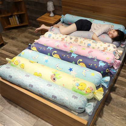 Cartoon Side Sleeping Long Bed With Pillow