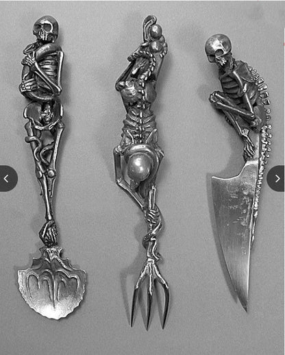 Halloween Gift Skeletal Cutlery Sets