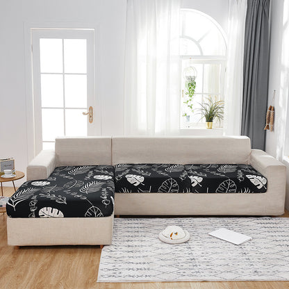 Housse de siège de canapé imprimée en soie de lait Housse de coussin de canapé extensible