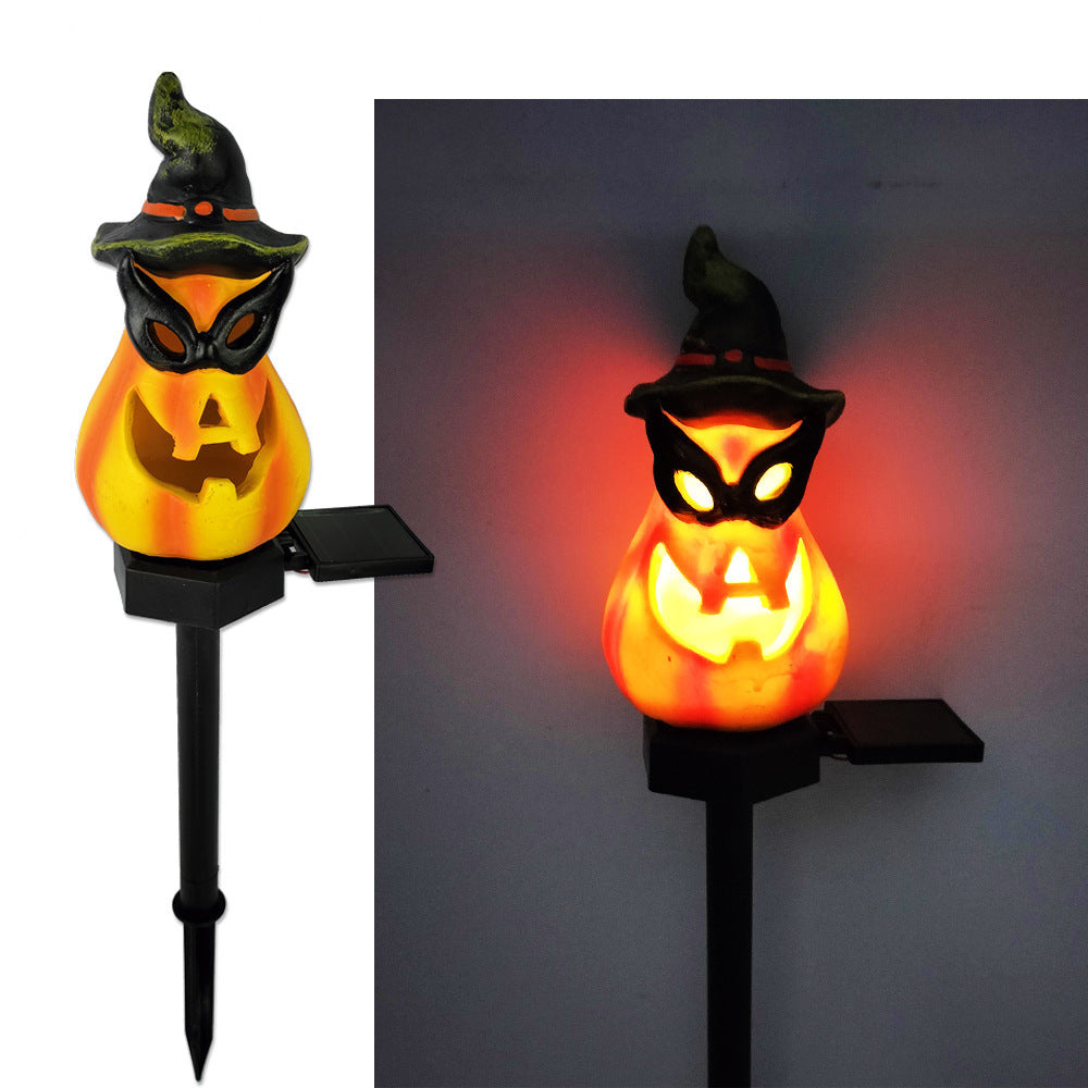 Solar Outdoor Courtyard Halloween Pumpkin Lamp