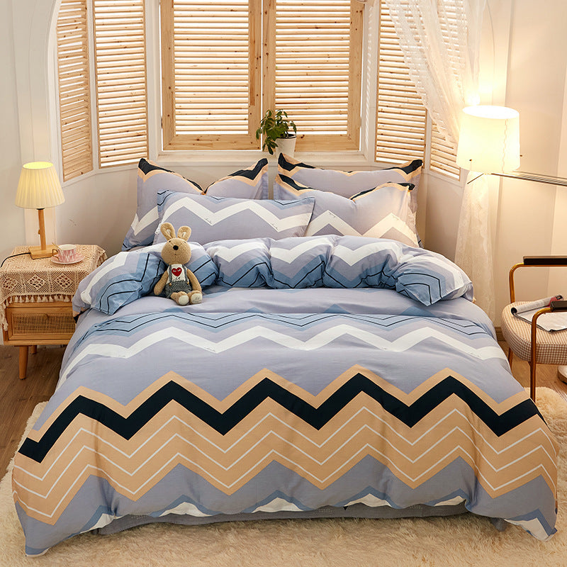 Twill Cotton Four-piece Set Seasons Quilt Cover