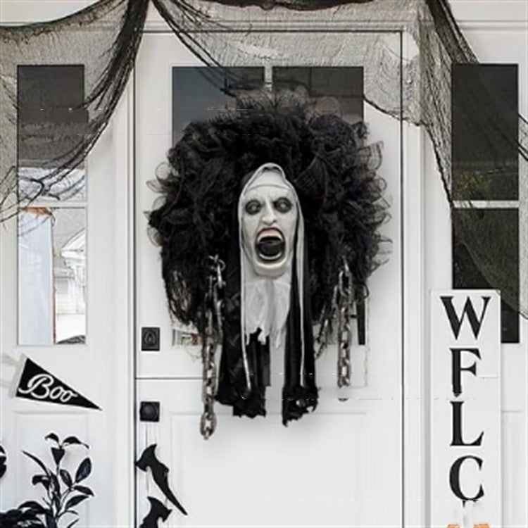 Horror Movie Garland Halloween Unique Decorative Mask Doorplate