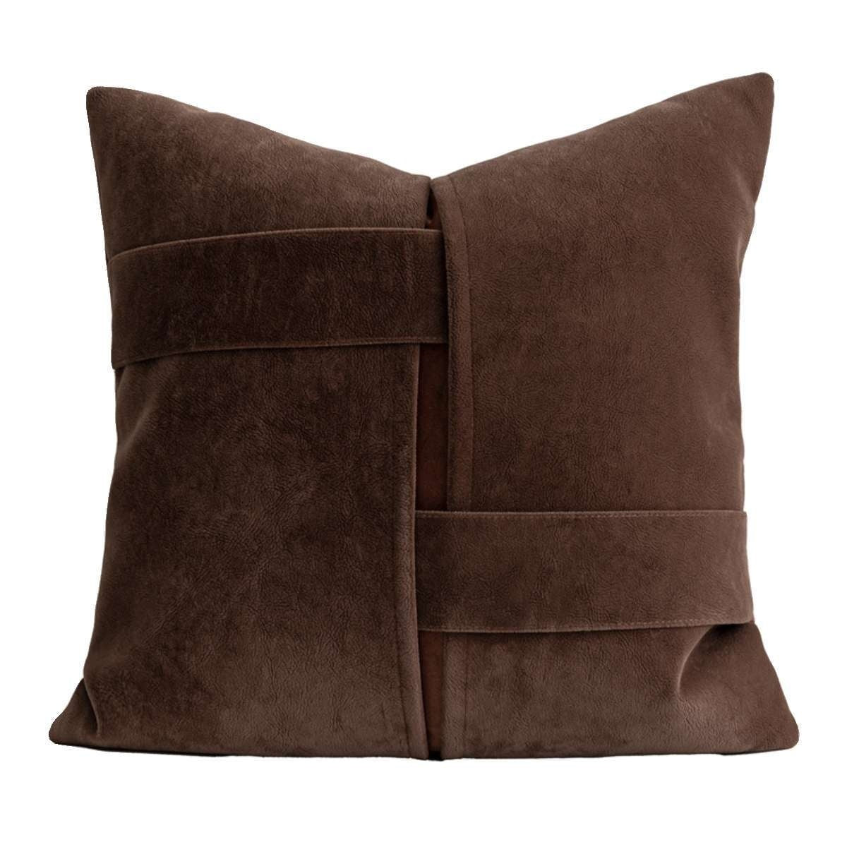 Housse de coussin de canapé en flanelle de luxe moderne et légère