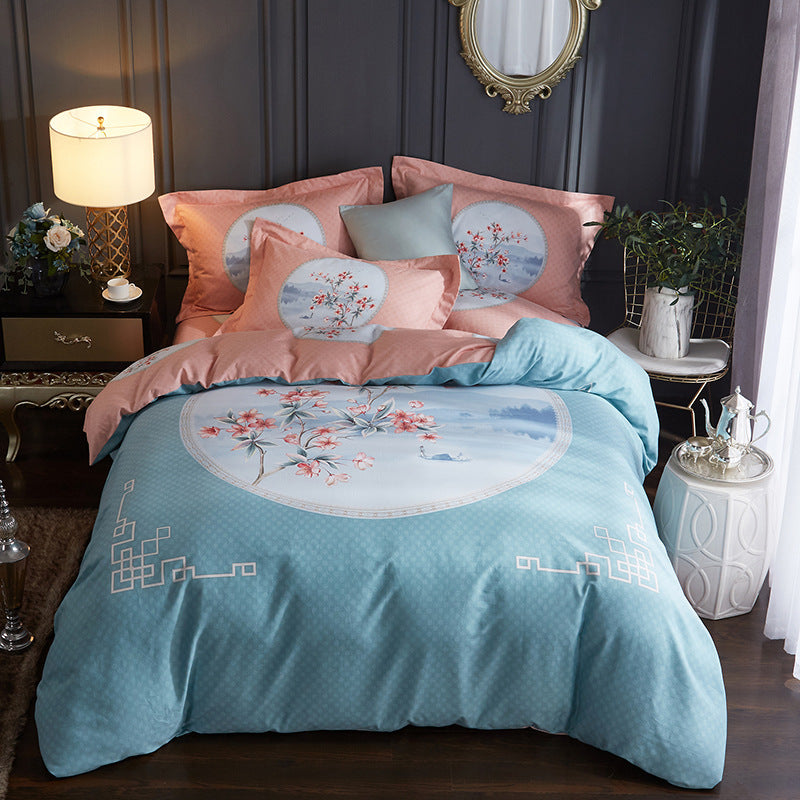 Four-piece cotton bed