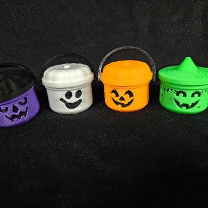 Mini boîte à bonbons nostalgique pour Halloween, panier à friandises ou à friandises