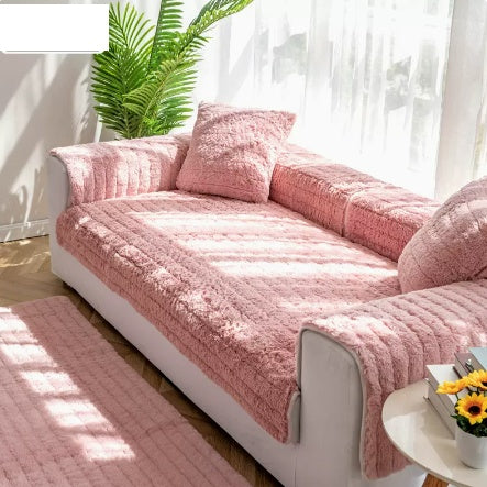 Plush Sofa Cushions Thickened To Keep Warm And Non-slip