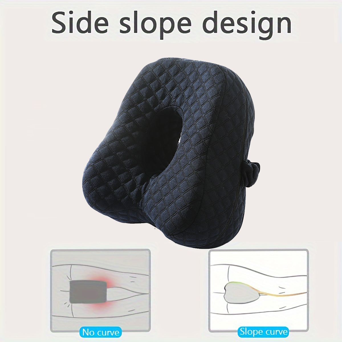 Memory Foam Leg Pillow For Side Sleeping Orthopedic Leg Support Pillow Knee Pillow Contour Firm Support Leg Pillow For Sleeping, Ergonomic Leg Positioner Pillow Hip Pillow For Back, Knees, Hip, Legs