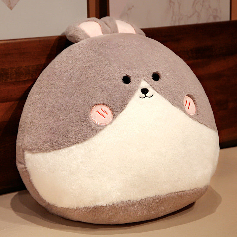 Fat Cat Plush Toy Cute Little Rabbit Bed Pillow Cushion Girl Sleeping Cuddle Sleeping Doll