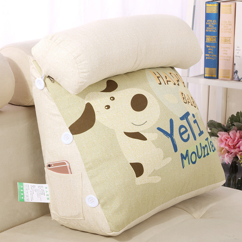 Coussin de protection du cou sur le lit amovible et lavable