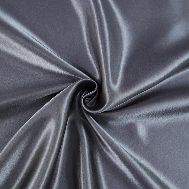 Parure de lit de couleur unie avec drap-housse et drap-housse, ensemble de quatre pièces