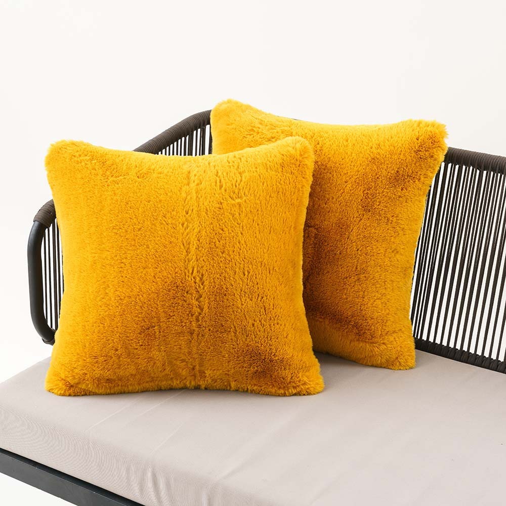 Yellow Pillow Cover Combination Solid Color Ornament Pillow