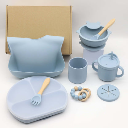 Ensemble de vaisselle en silicone pour complément alimentaire pour enfants