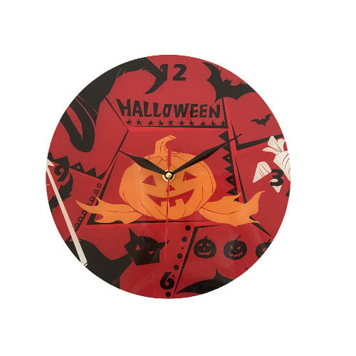 Reloj silencioso con temática de Halloween para sala de estar y hogar