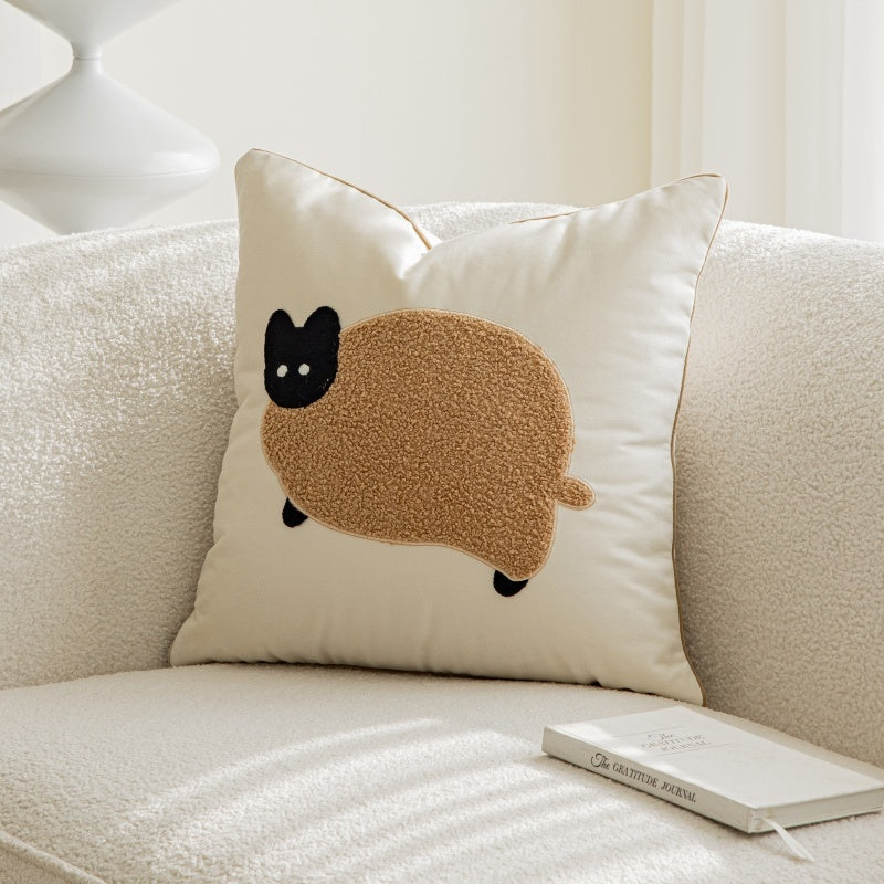 Cute Cat Nordic Ins Style Living Room Sofa Pillow Cushion