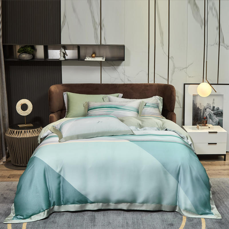 Tencel Four-piece Large Version Series Focus On High-end Bedding