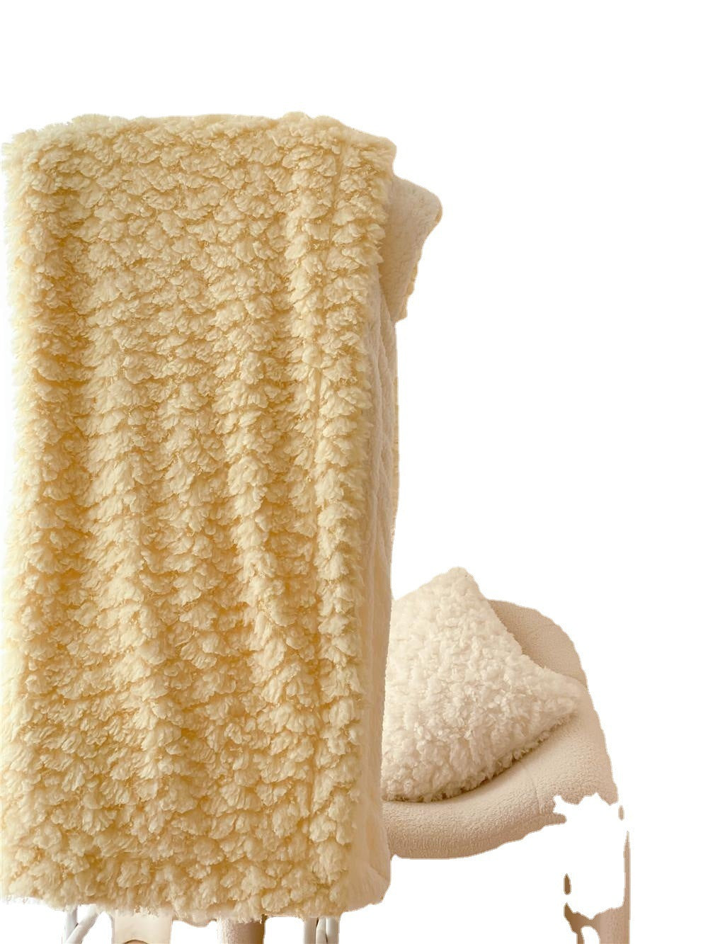 Soft Cloud Puff Lambswool Winter Warm Blanket