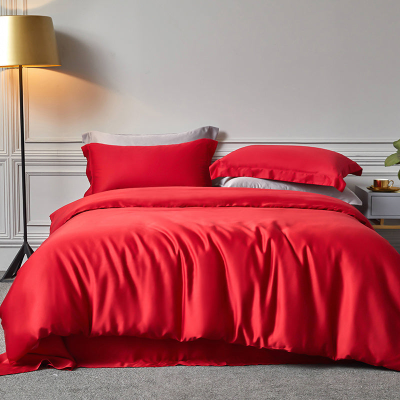 Tencel Double Sided Solid Color Lenzing Tencel Simple Bedding