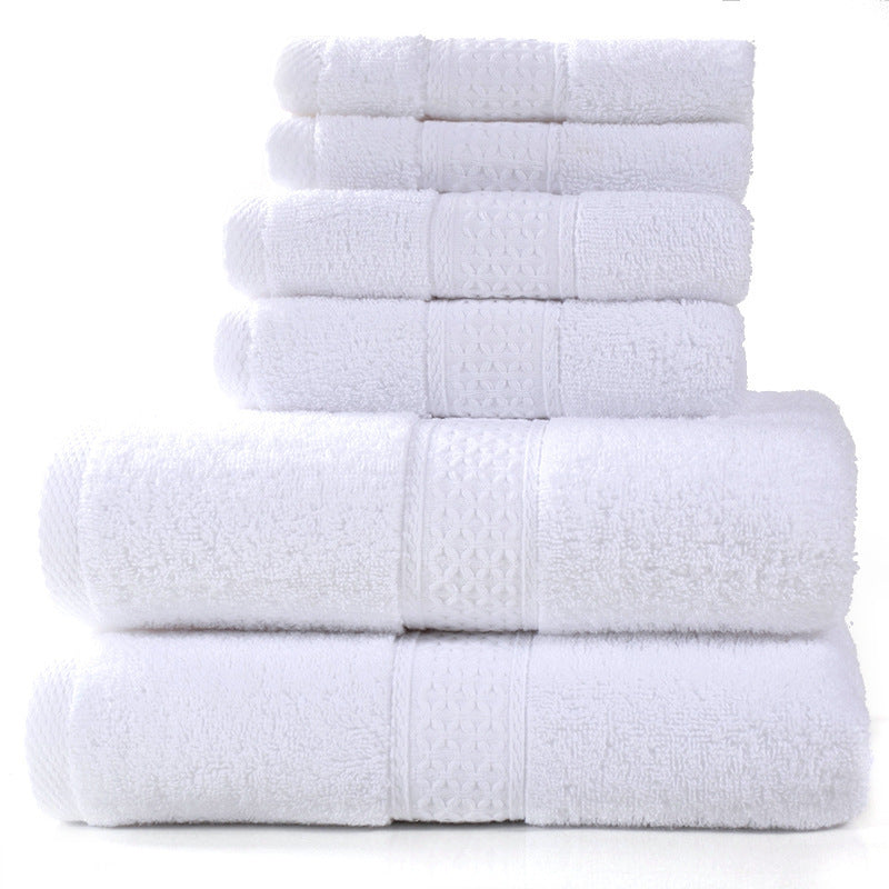 Cotton absorbent towel set of 3 pieces and 6 pieces