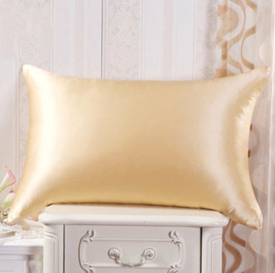 Double-sided silk pillowcase