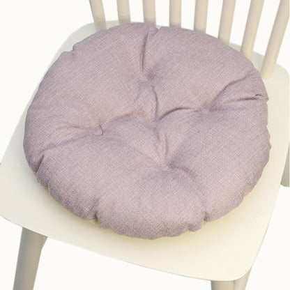 Coussin de chaise à cinq cercles en lin multicolore Coussin de chaise