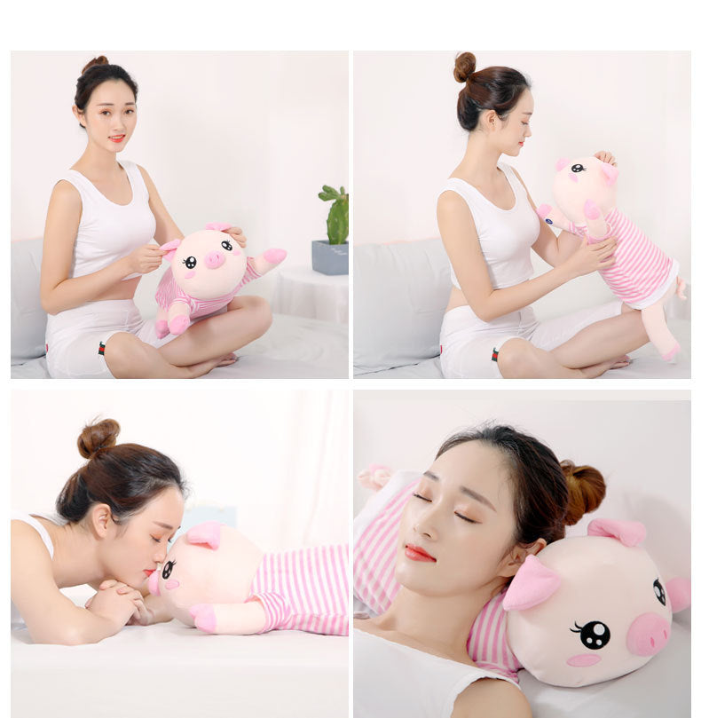 Coussin de massage en peluche