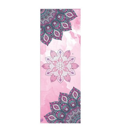 Serviette de yoga à imprimé de jolis motifs, nouvelle couverture de gymnastique portable antidérapante, tapis de yoga, serviette de Pilates, housse de tapis de yoga