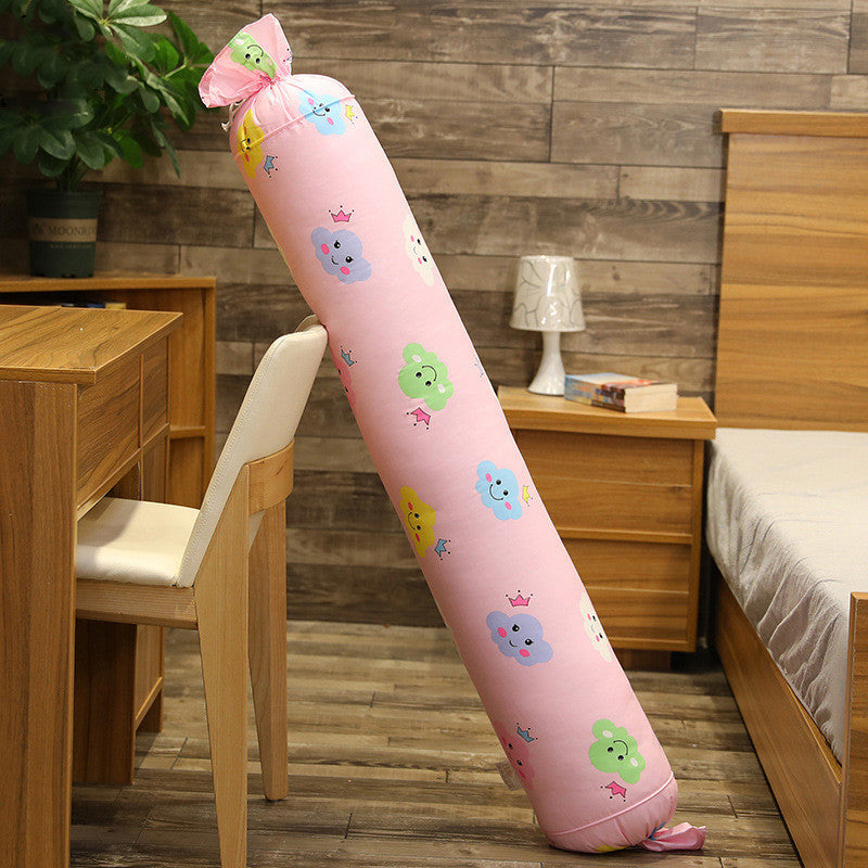 Cartoon Side Sleeping Long Bed With Pillow