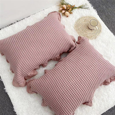 Couverture de loisirs en coton gaufré coréen, couverture de lit pour chambre à coucher, couverture de canapé, couverture d'été pour sieste, serviette de sieste