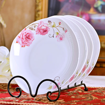 Vaisselle en porcelaine de Phnom Penh pour la maison Vaisselle nordique en filet rouge