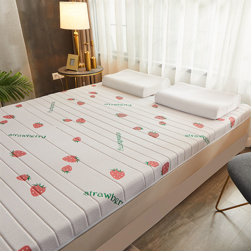 Matelas Tatami en latex avec coussin souple pour dortoir plié