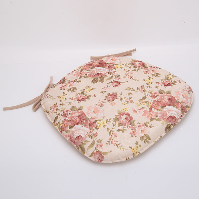 Household Pastoral Transfer Printing Flower Belt Binding Cushion