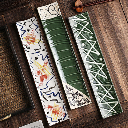 Creative Hand-painted Ceramic Cuisine Sushi Plate