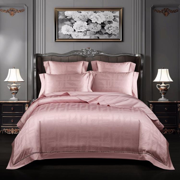 European Jacquard Four Piece Satin Bedding