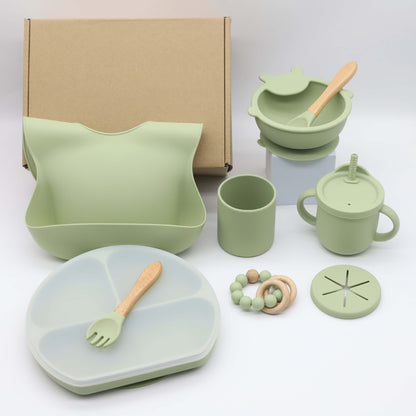 Ensemble de vaisselle en silicone pour complément alimentaire pour enfants