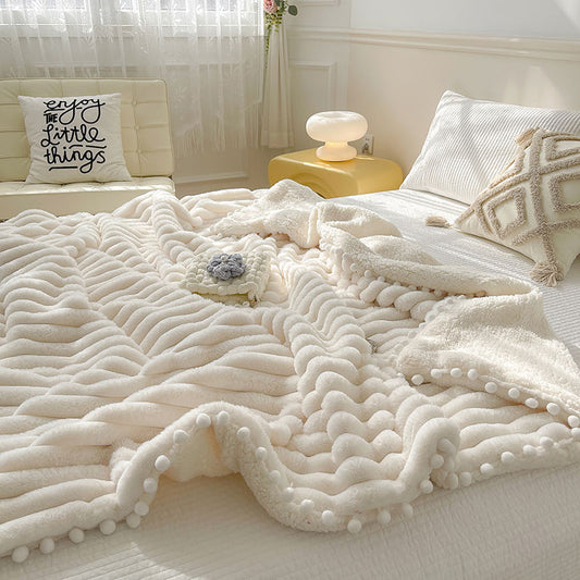 Dehaired Angora Blanket Nap Sofa Cover Blanket