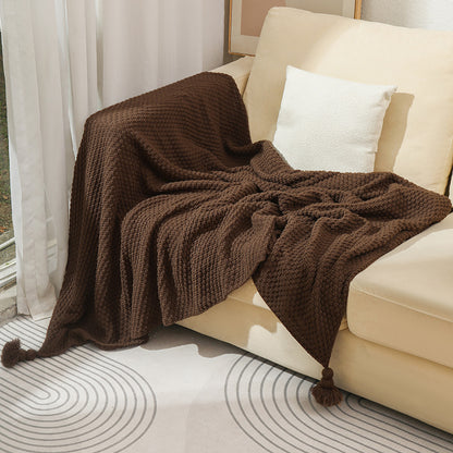 Sofa Knitted Office Air Conditioning Lunch Break Small Blanket