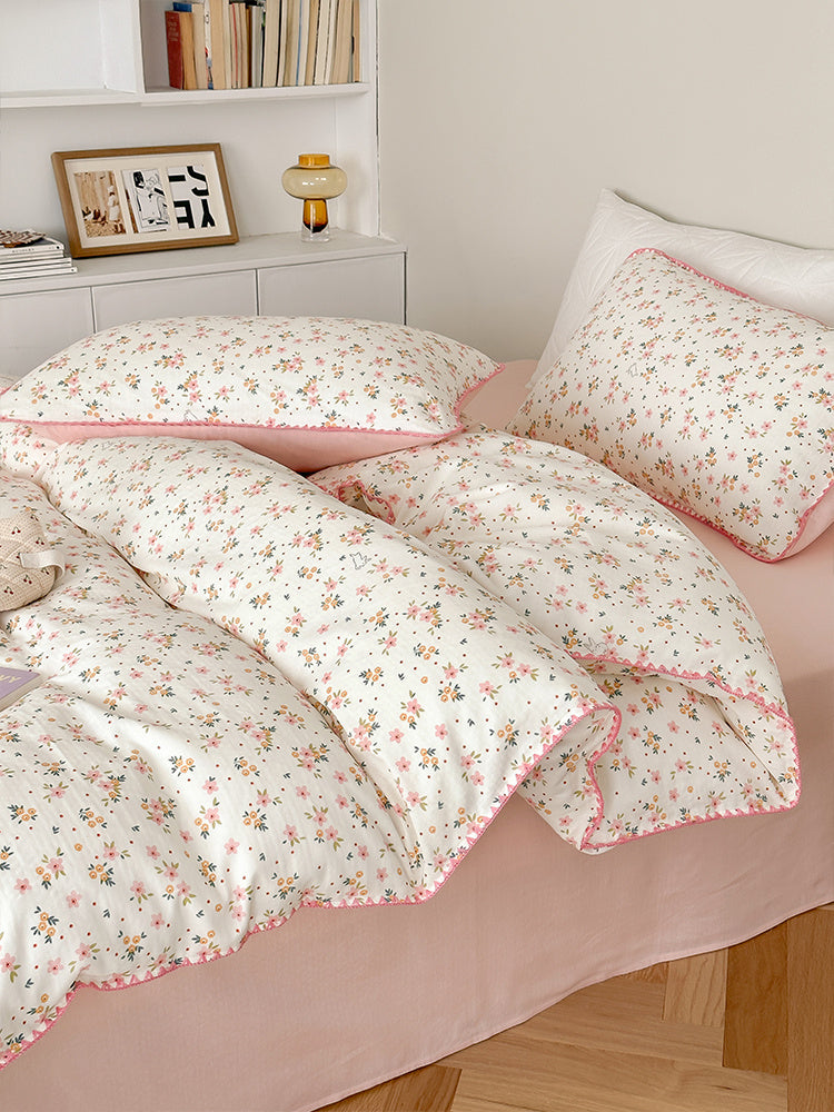 Ensemble de quatre pièces en coton double couche de classe A Sleep Naked Super Soft