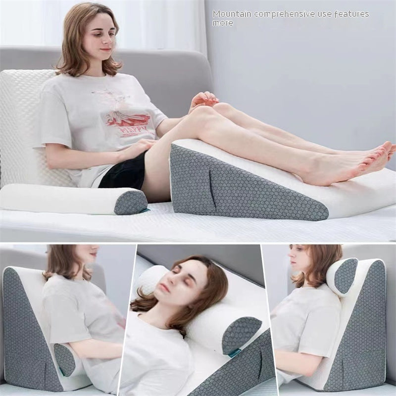 Triangle Sponge Leaning Cushion Bedside Cushion Waist Support Half Lying Half Lying Slope Pillow