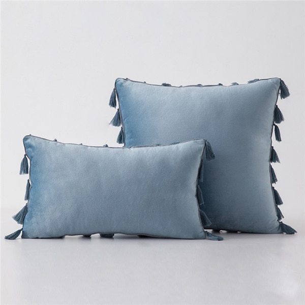 Velvet sofa pillowcase