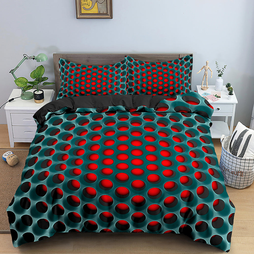 Bedding Set Of Three 3D Creative Digital Printing