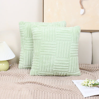 Pillow Cover Woven Plush Pillowcase Pillow Cover