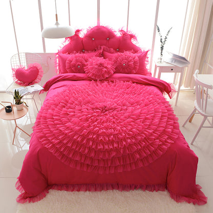 Cotton Princess Wind Bed Skirt Type Bedding